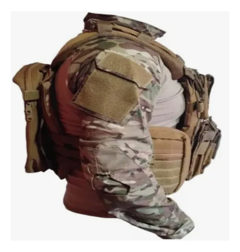 Chaleco Táctico Liberación Rápida Airsoft Paintball Coyote Coyote