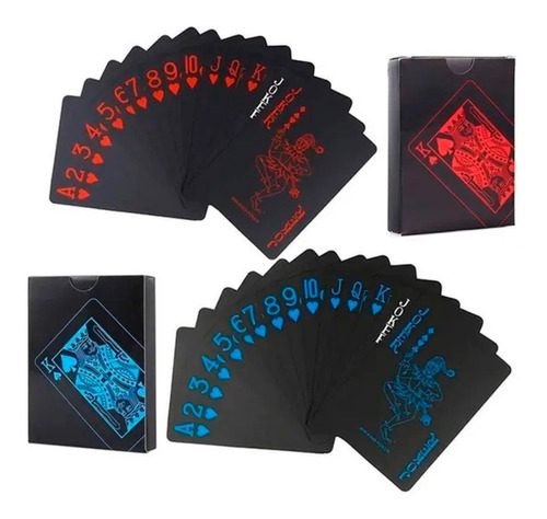 póquer Peanutaso Durable Tipo plástico Cartas Impermeable Naipes de plástico Juego de Mesa Pokerstar para el Juego de Texas de PVC Novedad