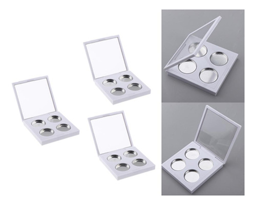 Diy 4 26mm Cuadrícula De Ojos Lápiz Labial Case Square 3x