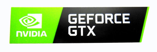 Sticker Original Nvidia Geforce Gtx 5.6 X 1.5cm