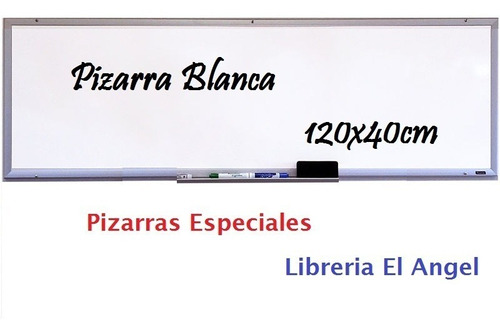 Pizarra 40x120cm Blanca Para Marcador Pizarron De 120x40