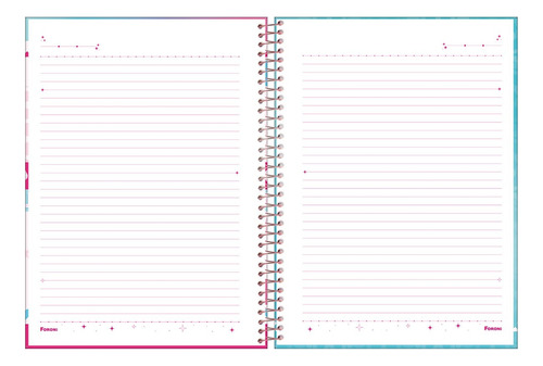 Caderno Barbie 10 Matérias Univ. Espiral Foroni Capa 2