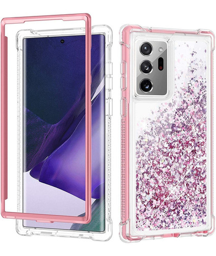 Caka Galaxy Note 20 Ultra Case 5g Glitter Liquid