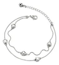 Comprar Coolsteelandbeyond Brazalete Tobillera Con Cadena De De Dos