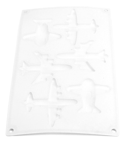 Cake Mould 6 Grid Airplane Shape Mold Silicone Baking