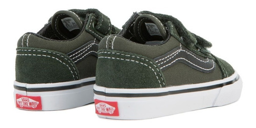 Zapatillas Vans Nene Old Skool V Verdes Oscuro