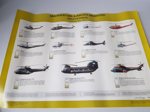 Poster Aviones Antiguos Ejército Argentino Mag 57298