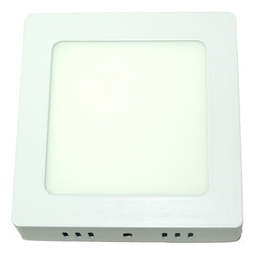 Plafon Led Spot Cuadrado 6w Aplicar Panel Blanco Luz Fria