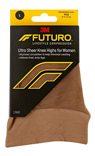 Futuro Ultra Sheer Suave Apoyo Rodilla Altos Para Las Mujere