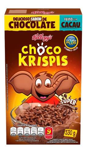 Choco Krispis - O Cereal Do Elefante - Kelloggs 530g