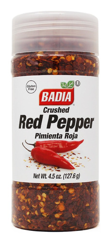 Ají Rojo En Hojuelas Red Pepper 127g Sin Gluten Vegano Badia