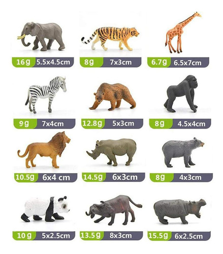Set De Juego De Simulación Con Minifiguras De Animales Del B