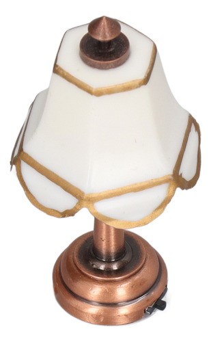 Lámpara Miniatura Led Blanca De 1/12 Cm Que Funciona Con Pil