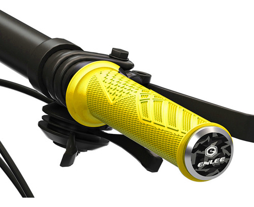 Empuñaduras De Manillar De Bicicleta, 1 Par De Amarillo