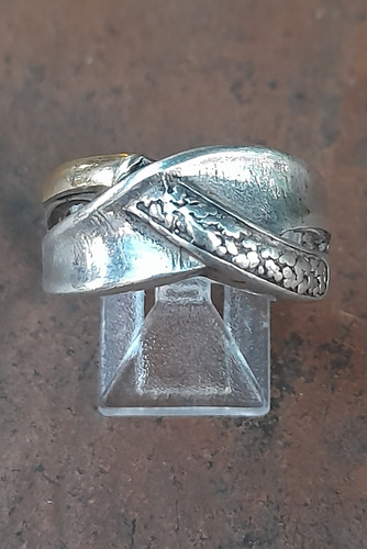 Anillo De Plata 925 Vintage Plateado 18 (Usado)