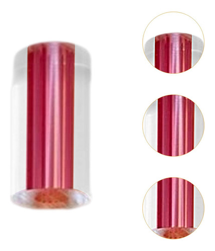 Ponteira De Taco De Bilhar De Acrílico Portátil, Vermelho