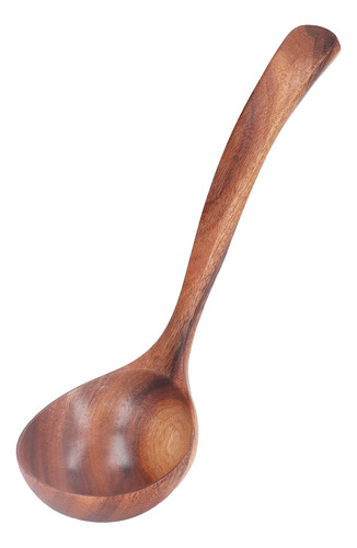 Cucharón De Madera Con Mango Largo Para Servir Sopa, Cocina
