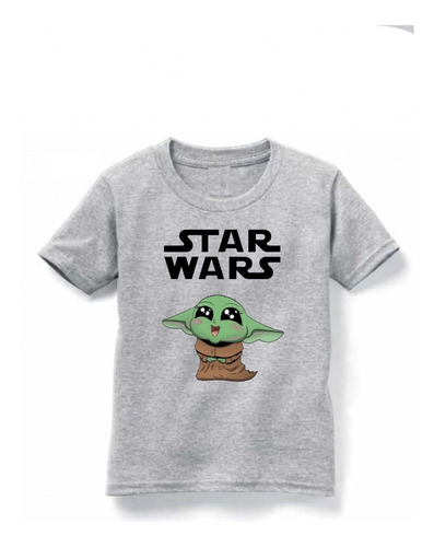 Playera Baby Yoda Para Niño O Niña Starwars.
