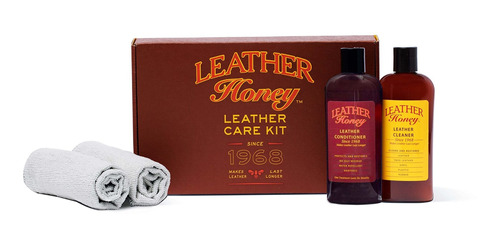 Leather Honey Kit Completo De Cuidado De Cuero Que Incluye .