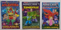 Comprar 3 Gibis Minecraft Revista Em Quadrinhos Minecraft 3 Edições Su002F Repetição Pró Games Minecraft