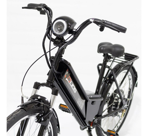 Bicicleta Elétrica 48v 13ah Confort Preta Com Cestinha