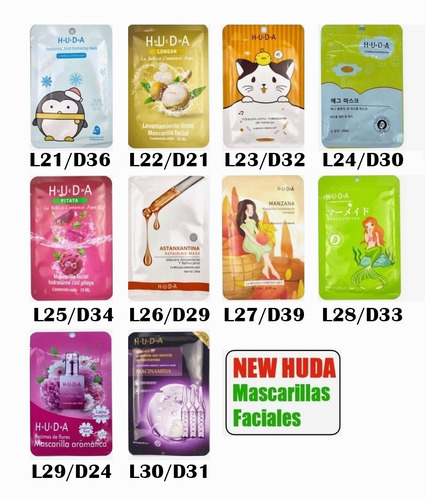 Imagen 6 de 9 de Mascarillas Faciales Asiáticas Mayoreo New Huda