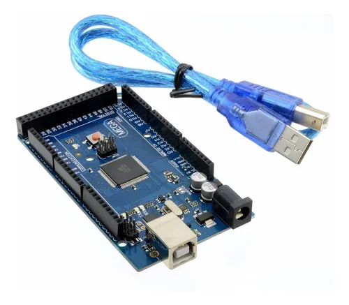 Placa Mega 2560 16au Robotica Compatible Con Arduino+ Cable