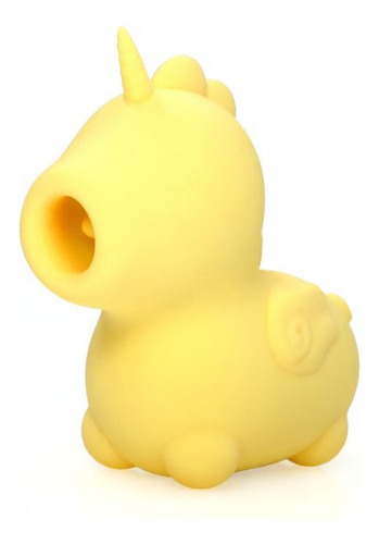 Estimulador Clítoris Unihorn Bean Blossom 10 Velocidades Color Amarillo