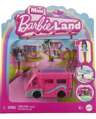 Conjunto Barbieland Mini Veiculos E Acessorios - Mattel Cor Trailer