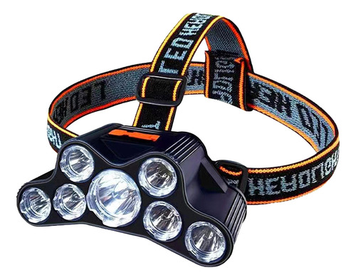 7- Lámpara Led Recargable, Luz Fuerte, Superbrillante, Pesca