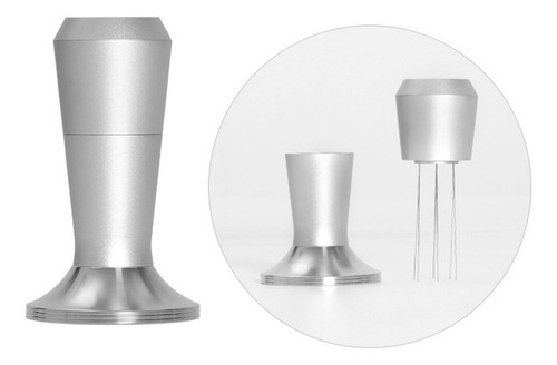 Para Espresso Tamper Tamper De Café Profesional Plata 51mm /