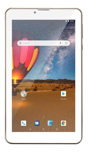 Tablet  Multilaser M7 3G Plus Dual NB30 7" 16GB dourado e 1GB de memória RAM