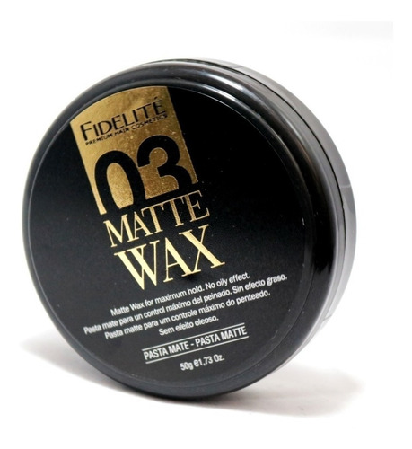 Cera Cabello Fidelite Matte Wax 3 Barberia Pelo Pomada 50gr