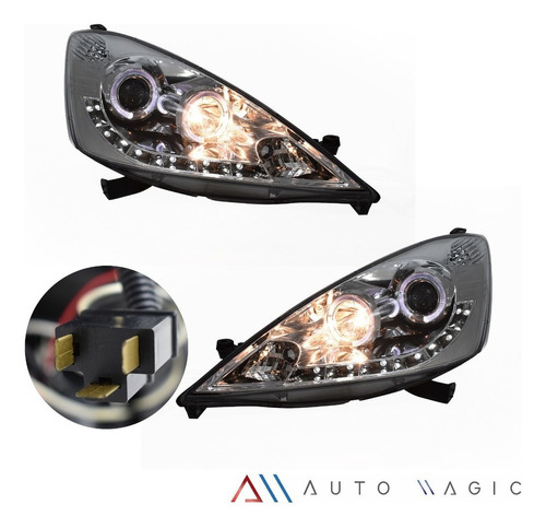 Faros Honda Fit Con Tira De Leds 2008-2013 (precio X Par)