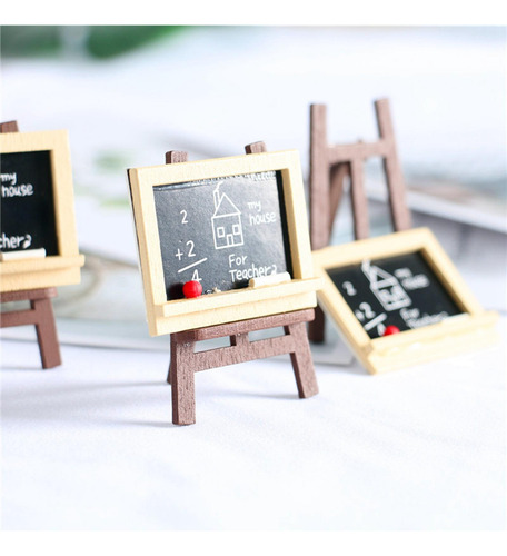 Mini Caballete 1/12 Para Tarjetas De Presentación De Boda,