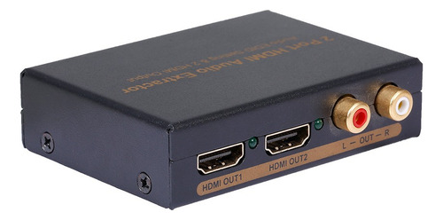 Nk-912 2 Puertos Hdmi Divisor De Vídeo Extractor De Audio