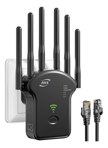 Repetidor Wifi Amplificador Señal 1200mbps 110/230v Wps 5g