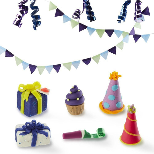 Imagen 5 de 10 de Play Doh Masas Celebracion Pack 65 Potes Moldea Hasbro F1528