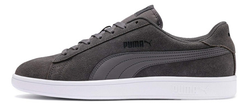 Tênis Puma Smash V2 color castlerock/puma black/puma white - adulto 41 BR