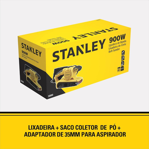 Lixadeira De Cinta 900w 3 X 21 220v Sb90 Stanley