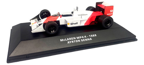 Miniatura Mclaren Mp4/4 1988 Ayrton Senna Ed 1