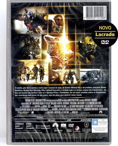 DVD Transformers A Vingança dos Derrotados - Paramount Filmes - Filmes de  Ação e Aventura - Magazine Luiza