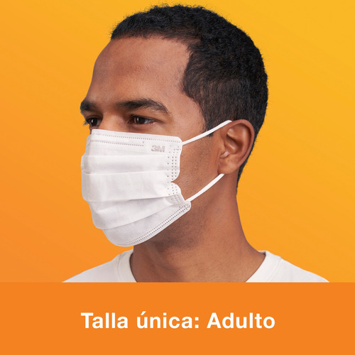 Imagen 7 de 9 de Mascarilla Desechable 3m Nexcare X50 Unidades Talle Unico