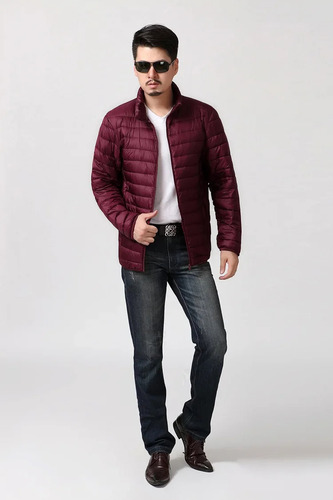 Chaqueta De Invierno De Algodón Con Cuello Alto Y Abrigo Cál