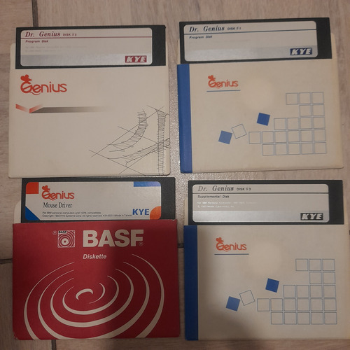 Diskettes 5 25 Genius 1989 Y Otros