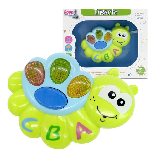 Insecto Musical Con Luces Y Sonidos Poppy Baby 6744 