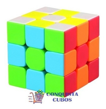 Cubo Mágico 3x3x3 Profissional Qiyi Warrior W Colorido