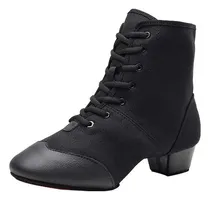 Comprar Zapatos De Baile Jazz, Tacón Medio, Suela Blanda, Botas Para