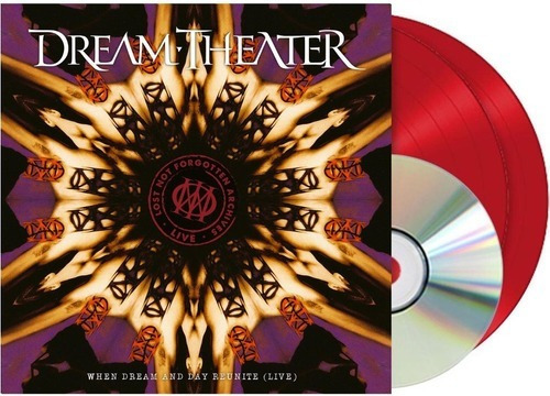 Dream Theater When Dream And Day Reunite 2 Lp Red Vinyl + Cd