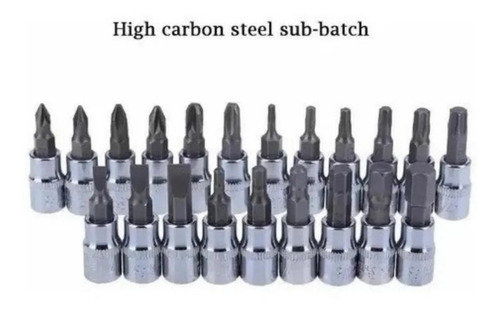Set Caja Herramientas Juego Llave Tubo Kit 46 Piezas Estuche